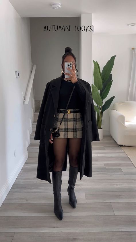 Looking Sleek Platform Block Heel … curated on LTK Short Skirt Winter Outfit, Winter Outfits Black Women, Winter Drip, Classy Vibes, Winter Board, Lee Jongsuk, Stylish Winter Outfits, Winter Fashion Outfits Casual, Stylish Work Attire