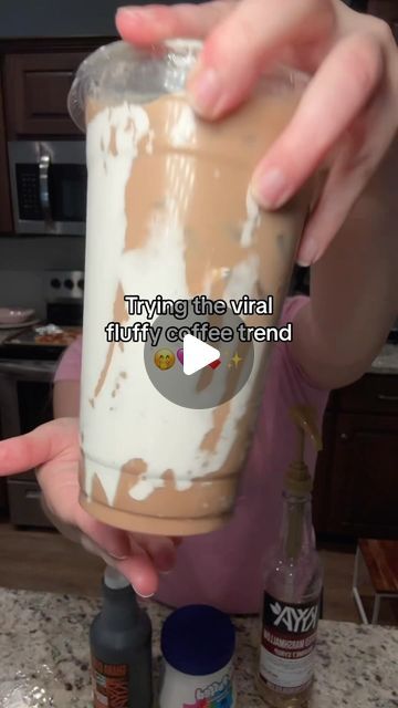 Brookelyn  Meyer ☕️✨🌸 on Instagram: "Fluffy coffee trend 🍫🩷🤭✨  🍫 marshmallow fluff 🍫 dark chocolate sauce from @kyyachocolate (code BROOKELYNKYYA10 for $$ off) 🍫 toasted marshmallow syrup from Kyya 🍫 milk & ice  Follow me @brookelynlikesespresso for more on TikTok, YT, and IG! 🩷🍫✨  [viral fluffy coffee trend, coffee trend, viral coffee trend, marshmallow fluff drinks, s’mores iced latte, iced latte] #marshmallowfluff #fluffycoffee #coffee #coffeelovers #coffeetrend" Toasted Marshmallow Iced Coffee, Toasted Marshmallow Coffee, Toasted Marshmallow Syrup, Marshmallow Latte, Marshmallow Syrup, Fluffy Coffee, Dark Chocolate Sauce, Peanut Butter Marshmallow, Marshmallow Cream