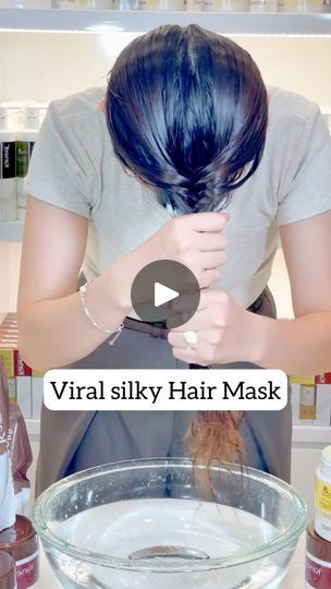 3.1M views · 27K reactions | DIY Viral Silky/Shiny Chinese Hair Mask at home #hair #haircare #hairfall #haircolor #beauty #longhair #shinyhair | DIY Viral Silky/Shiny Chinese Hair Mask at home #hair #haircare #hairfall #haircolor #beauty #longhair #shinyhair | By Beautiful YouFacebook How To Get Silky Hair At Home, Hair Mask For Silky Hair, Silky Hair Mask, Shiny Hair Mask, Hair Mask At Home, Super Shiny Hair, Silky Shiny Hair, Clear Skin Diet, Hair Mask Recipe