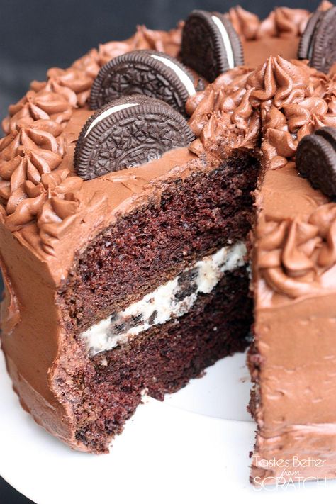 Oreo Cream Filling Recipe, Oreo Cake Filling, Oreo Cream Filling, Chocolate Filling For Cake, Best Ever Chocolate Cake, Oreo Torte, Cream Filling Recipe, Oreo Cookie Cake, Oreo Filling