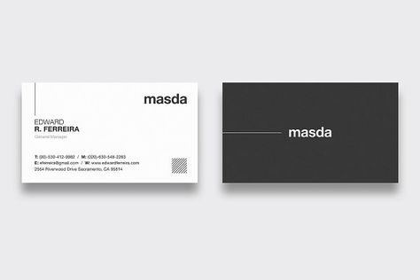 Minimal Business Card by Dkgray77 on @creativemarket Business Card Design Modern, 세련된 명함, Minimal Business Card Design, Architecture Business Cards, Business Card Design Minimal, Business Fonts, Business Cards Layout, Graphic Design Business Card, Premium Business Cards