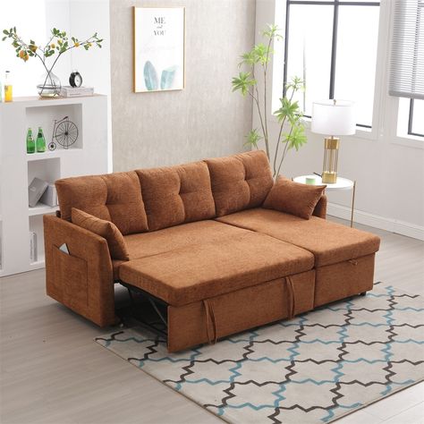 Modular Sectional Sofa L Shaped sectional, Reversible Sofa Couch for Living Room Storage Space under seatfor more convenience This L-shape sectional sofa needs to be assembled, instructions manual and tool included Reversible Sleeper Sectional Sofa with… Couch With Storage, Brown Sectional, Modular Couch, Long Sofa, Storage Chaise, L Shaped Couch, Sectional Sleeper Sofa, Sleeper Sectional, Sectional Sofa Couch