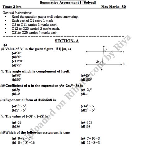 Hello Everyone. Thanks for reading this article. We are hereby discussing the Maths Question Papers for Class 7. Question Papers and Previous Year… The post Download CBSE Class 7 Maths Question Papers 2020-21 Session in PDF appeared first on CBSE Sample Question Papers and Worksheets - Ribblu. Previous Question Papers, Math Models, Sample Question Paper, Math Decimals, Maths Paper, Model Question Paper, Maths Exam, Summative Assessment, Algebraic Expressions