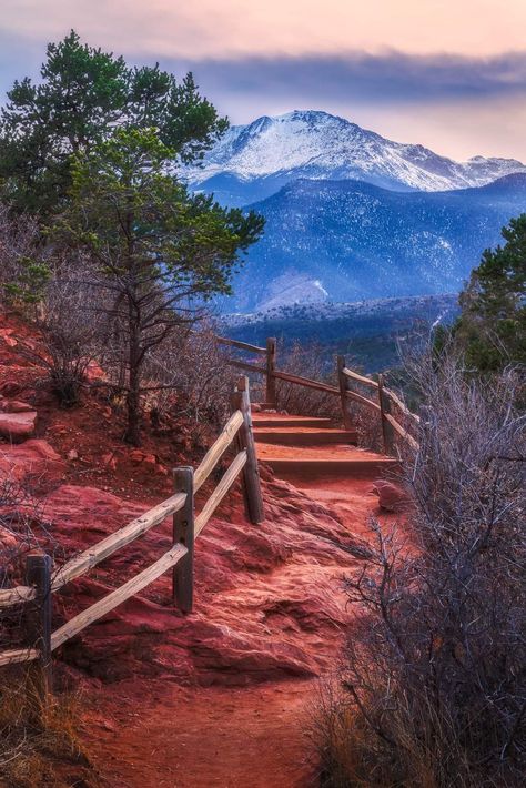 Garden of the Gods, Colorado Springs. March 2022. Photographer - Daniel Forster Garden Of The Gods Colorado, Colorado Trip, Garden Of The Gods, Colorado Travel, Pikes Peak, Fine Art Landscape, Usa Travel, Colorado Springs, Hiking Trails