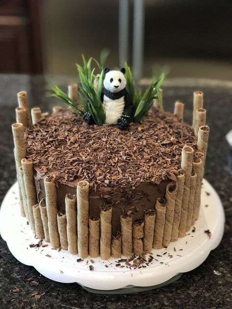 Panda Birthday Cake, Tårta Design, Resep Brownies, Panda Birthday, Panda Party, New Cake, Cranberry Sauce, Birthday Cake Ideas, Cake Decor