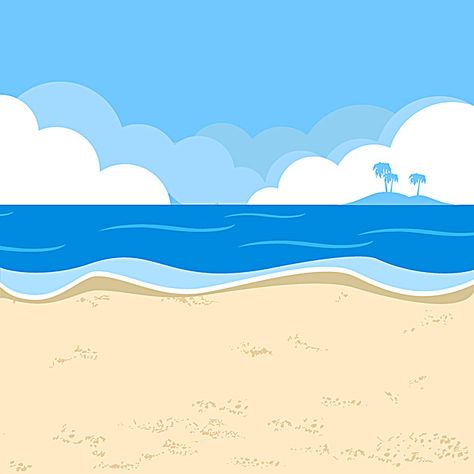 Cartoon Beach Scene, Sea Cartoon Background, Beach Background Drawing, Beach Cartoon Background, Incredible Cartoon, Sandy Background, Sea Cartoon, Sea Images, Beach Cartoon