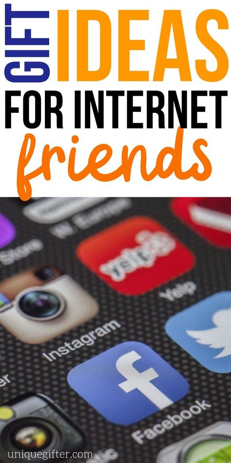 These gift ideas for Internet Friends are the BEST! | Online Friends | Birthday Gifts | Gift Ideas for People You Haven't Met in Person | Presents for Far Away Friends | Christmas Ideas #gifts #giftguide #presents #uniquegifter #internet Online Birthday Gift Ideas, Virtual Gift Ideas For Best Friend, Gifts For Online Friends, Virtual Gift Ideas For Boyfriend, Virtual Birthday Gift Ideas, Virtual Gift Ideas, Online Gift Ideas, Digital Gift Ideas, Virtual Gift