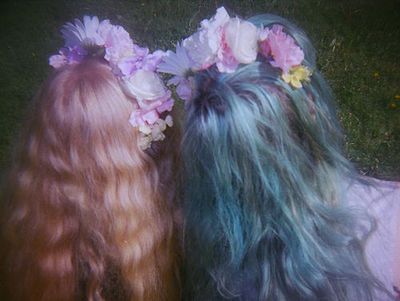 Hair | via Tumblr 2014 Core, 2010 Aesthetic, 2014 Aesthetic, Soft Grunge Hair, Funky Hair, Pastel Grunge, Angel Aesthetic, Neon Aesthetic, Sour Candy