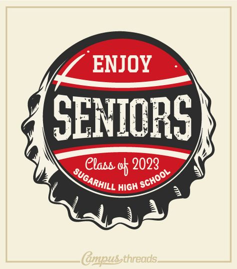 Vintage Senior Shirts, Senior Class Shirt Ideas, Class Shirt Ideas High Schools, Senior Shirts 2024, Senior T Shirts Ideas Design, Senior Logo, Senior Shirt Ideas, Senior Class Tshirts, Highschool Design