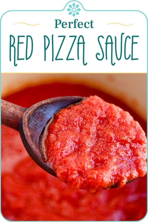 Cheese Breads, Red Pizza Sauce, Pizza Sauces, Perfect Homemade Pizza, Red Pizza, Flat Breads, Pizza Sauce Recipe, Easy Homemade Pizza, Pizza Sauce Homemade