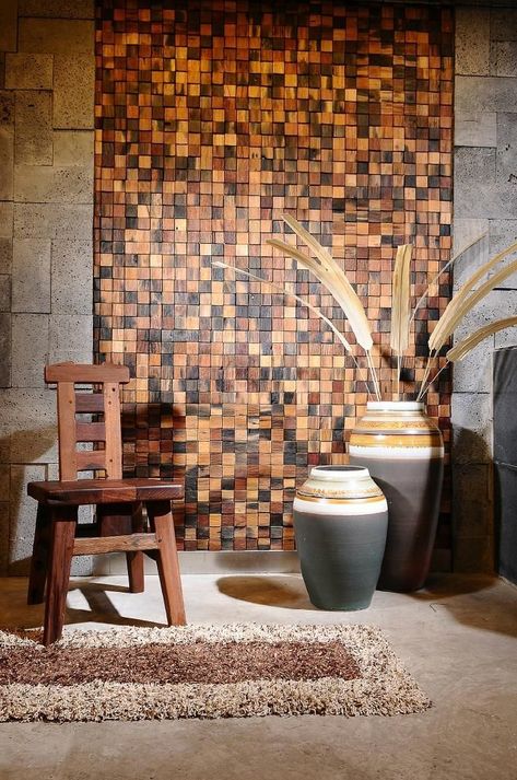 Exploring the Marvels of Wooden Mosaics Wooden Wall Design, Wood Wall Design, Furniture Design Inspiration, Wood Interior Design, Wooden Wall Panels, Wood Mosaic, Interior Wall Design, Wooden Wall Decor, Wood Panel Walls