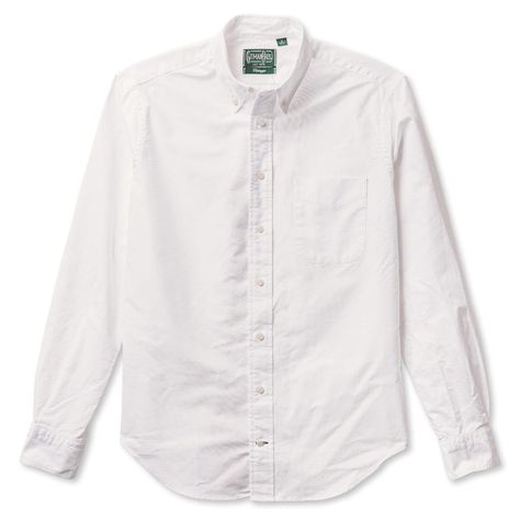 Gitman Vintage Men's Oxford Shirts White Oxford, Gitman Vintage, Classic American, Oxford Shirt, Button Down Collar, American Vintage, Made In The Usa, Oxford, Collar