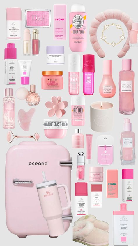 Pink skincare #preppy #beauty #skincareaesthetic #pinkskincare #makeup #skincareproducts #aesthetic Skincare Preppy, Pink Skincare, Preppy Makeup, Preppy Skincare, Sephora Skin Care, Pink Lifestyle, Skincare Inspiration, Shower Skin Care, Pink Skin