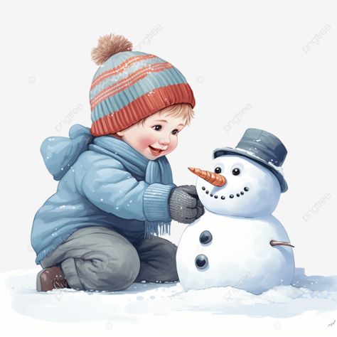 baby cartoon joyfully building a snowman baby clipart cartoon baby winter baby png Animated Snowman, Building Clipart, Snowman Images Clip Art, Snowmen Clipart, Snowman With Lights Clipart, Snowman Cartoon, Snowman Baby, Building A Snowman, Snowman Clipart