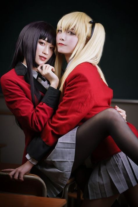 #cosplay Yumeko And Mary, Kakegurui Cosplay, Cosplay Characters, Amazing Cosplay, Cute Cosplay, Cosplay Makeup, Best Cosplay, Anime Cosplay, Cosplay Outfits