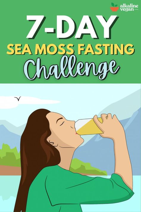 Sea Moss Fasting Challenge What Is Sea Moss Good For, How To Eat Sea Moss, Sea Moss Fasting, How Much Sea Moss To Take Daily, Health Benefits Of Sea Moss, Seamoss Gummies Recipe, Dr Sebi Fasting Plan, Sea Moss Gel Benefits For Women, Seamoss Drinks