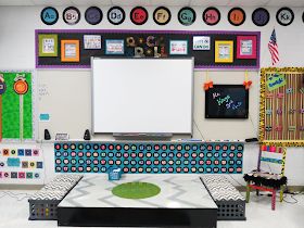 Classroom Platform Stage, Ron Clark Classroom, Classroom Stage, Star Room, Ron Clark, Crate Seats, Teachers Week, Classroom Style, Classroom Tour