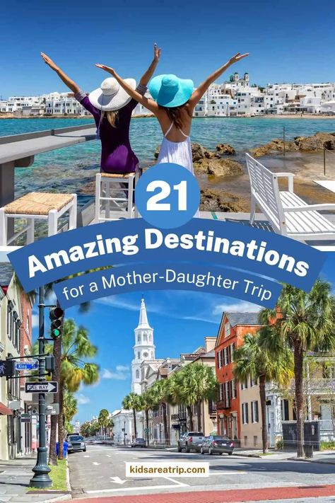 What's better than taking a one-on-one trip with your sweet girl? Not much! Here are some of our favorite mother daughter trip ideas to help you plan your next vacation! - Kids Are A Trip |mother daughter trips| mother daughter trips USA| mother daughter trip ideas kids Mom Daughter Vacation, Mom And Daughter Trip Ideas, Travel With Daughter, Mom And Daughter Vacation, Mother Daughter Trip Ideas, Mom Daughter Trip, Mother Daughter Travel, Mother Daughter Trips, Mother Daughter Vacation