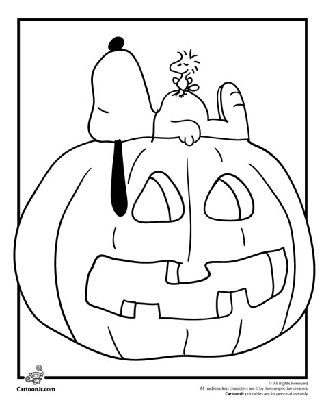 Great Pumpkin, Snoopy Woodstock, Halloween Coloring, A Pumpkin, Woodstock, Charlie Brown, Coloring Page, A Cat, Coloring Pages