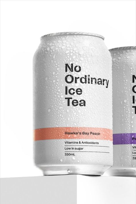 Packaging design for Plant Projects' latest product: No Ordinary Ice Tea Plant Projects, Branding Design Packaging, Tea Design, Ice Tea, Tea Packaging, Packing Design, Beverage Packaging, Can Design, Brand Packaging