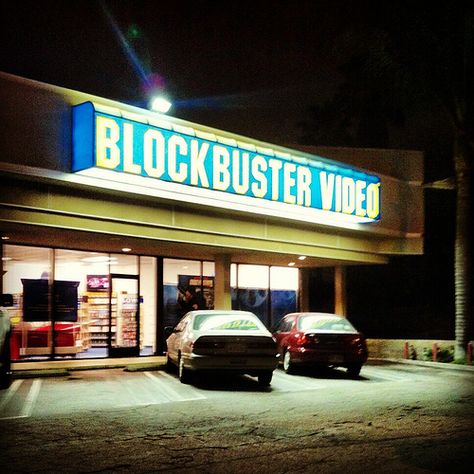 VIDEO RENTAL SHOPS | A video  brick & mortar business that rents home videos. Independently-owned video rental stores started opening in the late 1970s following the end of the videotape format war. Such stores led to the creation of video rental chains such as Blockbuster & Rogers Video in the 1980s. Because of poor strategic planning & mismanagement, Blockbuster filed for bankruptcy in September 2010, signalling the end of the act of going to the video store to rent a movie on a Friday night. Blockbuster Video, Visual Archive, Heart Throb, 80s Era, Fraggle Rock, Aesthetic Ig, Video Store, 80s Vibes, 80s Aesthetic