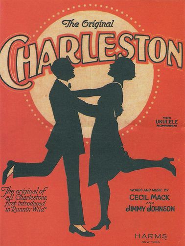 The Roaring Twenties / The Jazz Age « The Beautiful Times #ChicagoStyle 1920s Dance, Charleston Dance, Poster Grafico, Old Posters, Song Sheet, Lindy Hop, Swing Dancing, Deco Poster, People Dancing