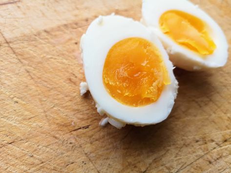 Pickled Eggs with Shio Koji – recipe | Fermented Food Recipes from Japan Fermented Food Recipes, Picked Eggs, Shio Koji, Half Boiled Egg, Rice Congee, Easiest Recipes, Pickled Eggs, Japanese Recipes, Salted Egg