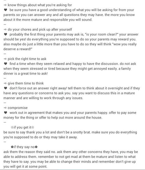 How to get your parents to say yes How To Tell Your Parents You Failed A Test, How To Convince Your Parents For A Sleepover, How To Convince Parents For Instagram, How To Convince Your Parents To Let You Date, How To Make Your Mom Say Yes, How To Convince Your Mom To Say Yes, How To Get Ur Mom To Say Yes, How To Convince Parents To Say Yes, How To Ask Your Parents For Instagram