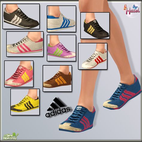 Sims 4 Adidas Samba, Sims 4 Cc Adidas Shoes, Sims Shoes, Tiger Shoes, Adidas Boots, Sims Packs, Cc Shoes, Sims 4 Cc Shoes, Adidas Tennis