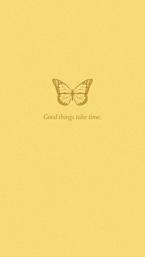 Pastel Yellow Aesthetic Wallpaper Quotes, Positive Message Wallpaper, Quotes Yellow Background, Wallpapers Butterflies, Lockscreen Quotes, Yellow Wallpapers, Yellow Quotes, Pastel Quotes, Message Wallpaper