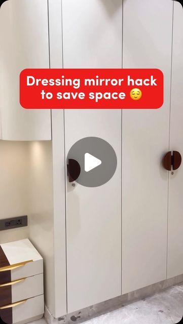 Hometrust.sg on Instagram: "Do you prefer this pull-out mirror or a mirror attached to your wardrobe door? 🧐

#wardrobe #carpentry #interiordesign #sghome #sgreno #spacesaving" Wardrobe Door Mirror, Hidden Dressing Mirror In Wardrobe, Pull Out Mirror Wardrobe, Mirror On Wardrobe Door, Wall Wardrobe Design With Mirror, Wardrobe Carpentry, Hidden Mirror In Wardrobe, Wardrobe With Mirror Doors, Pull Out Mirror