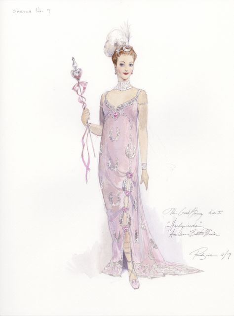 Good Fairy - Costume design by Robert Perdziola for American Ballet Theater's Harlequinade #stage #ballet #abt #harlequinade #costumedesign #bts Ballet Fashion Illustration, Ballet Costume Design Sketch, Theater Costume Design Sketches, Robert Perdziola, Theater Costume Design, Stage Costume Design, Costume Renderings, Ballet Illustration, Costume Sketches