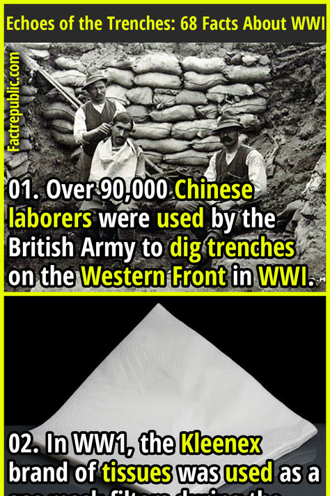 01. Over 90,000 Chinese laborers were used by the British Army to dig trenches on the Western Front in WWI. #worldwar1 #battle #history #ww1 #chinese #army British History Facts, Facts About World, Chinese Army, Fact Republic, About World, Western Front, Historical Facts, Interesting History, British History