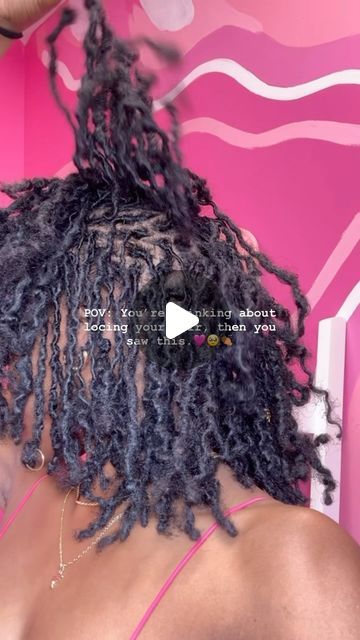 Ashley Townes on Instagram: "I started my locs with Finger coils, I’ve never counted them! I’ve combined & lost some within this 1 year & 9 month journey! Loving every step. 🩷 #girlswithlocs #locstyles #locstylesforwomen" Love With Curly Ends, Finger Coil Locs, Starter Locs With Curly Ends, Curly End Locs, Locs With Curls At The End, Coil Locs, Locs With Curly Ends, Finger Coils, Dreadlock Style