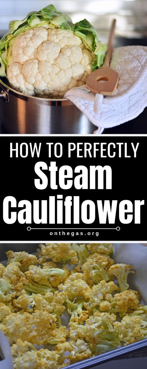 How To Cook Fresh Cauliflower, Best Way To Cook Cauliflower, Steamed Cauliflower Rice Recipes, Steamed Cauliflower Recipes, How To Steam Cauliflower, Ways To Cook Cauliflower, Drinking Healthy, Boil Cauliflower, Cauliflower Vegetable