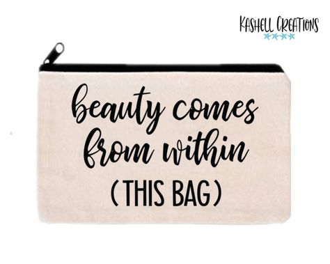 Canvas Bag Diy, Diy Makeup Bag, Jewelry Keychain, Canvas Bag Design, Keychain Phone, Bag Quotes, Cricut Projects Beginner, Phone Cards, Circuit Projects