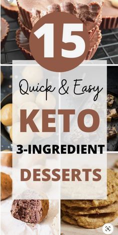 Quick Keto Dessert, 3 Ingredient Desserts, Ketogenic Desserts, Keto Cream, Keto Friendly Desserts, Keto Brownies, Keto Dessert Easy, Keto Cheesecake, Low Carb Diet Recipes