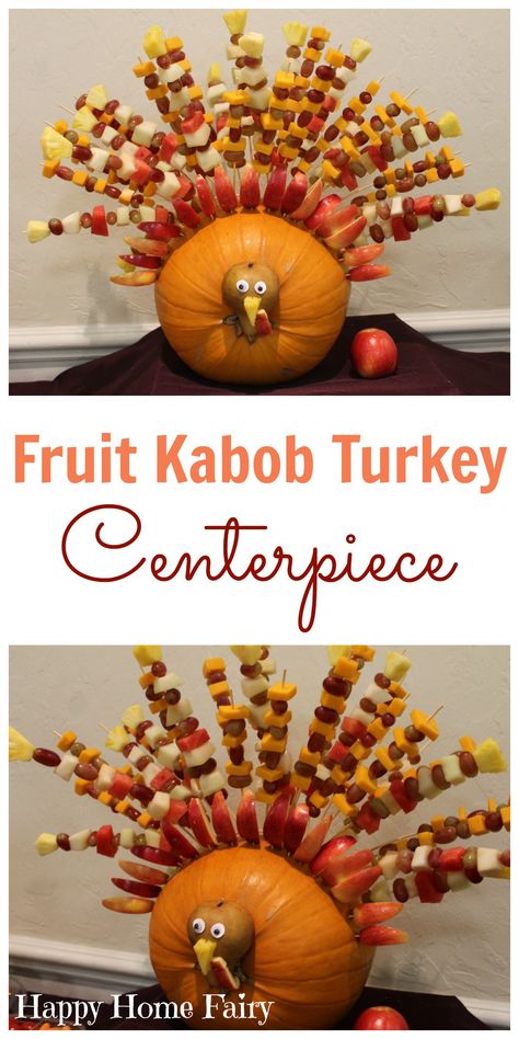 Thanksgiving Play, Halloween Fingerfood, Fruit Kabob, Thanksgiving Fruit, Happy Home Fairy, Thanksgiving Snacks, Decorações Com Comidas, Thanksgiving 2020, Fruit Kabobs