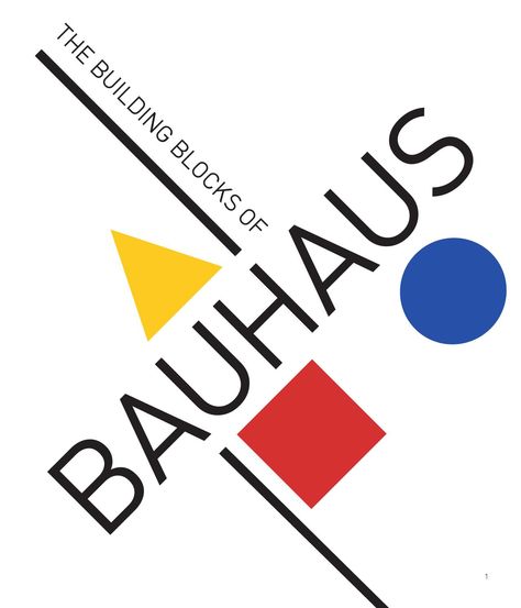 Building Blocks Graphic Design, Bauhaus Logo, History Of Graphic Design, Building Blocks Design, Group Project, Bauhaus Art, Typography Love, Walter Gropius, Bauhaus Poster