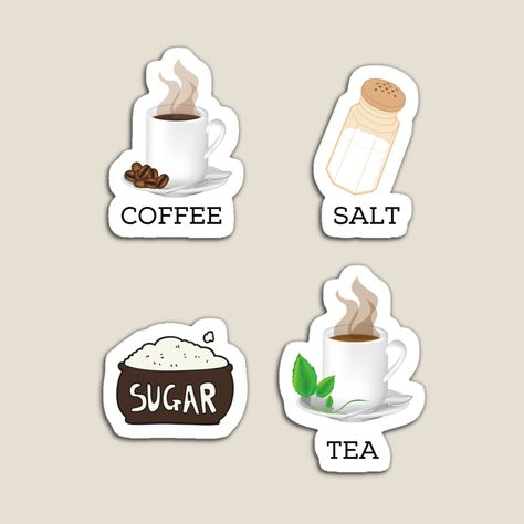 Sugar Quotes, Labels Printables, Label Printable, Kitchen Stickers, Sticker Template, Kitchen Humor, Coffee Type, Buy Coffee, Making Things