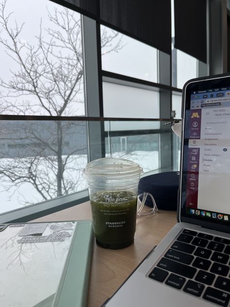 Work Aesthetic Picture, Winter Healthy Aesthetic, Winter Aesthetic Studying, Study In Winter Aesthetic, Starbucks Winter Aesthetic, December Study Aesthetic, Study In Switzerland, Cozy Winter Study Aesthetic, Study Winter Aesthetic