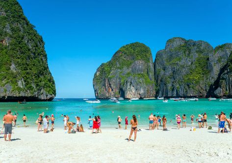 Best Beaches in the World - Thrillist Maya Bay, Family Summer Vacation, Australia Vacation, Koh Chang, Cheap Vacation, Wallpaper Tumblr, Tropical Beaches, Beaches In The World, Beach Getaways