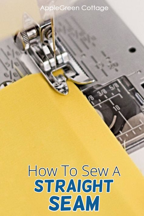 See how to sew a straight seam and get all our tips that will help you get started. Learn how to do a straight stitch, starting with marking your fabric and using the right stitch length. An ideal guide for beginners to learn to sew straight seams. Stitching a straight line will be so much easier than you thought! Learn how to start sewing a straight stitch step by step including tips for sewing straight easily. How To Sew Clothes, To Sew Clothes, Sewing Photography, Sewing Projects Free, Beginner Sewing, Sewing Tutorials Free, Beginner Sewing Projects Easy, Clothes Pin Crafts, Diy Sewing Clothes