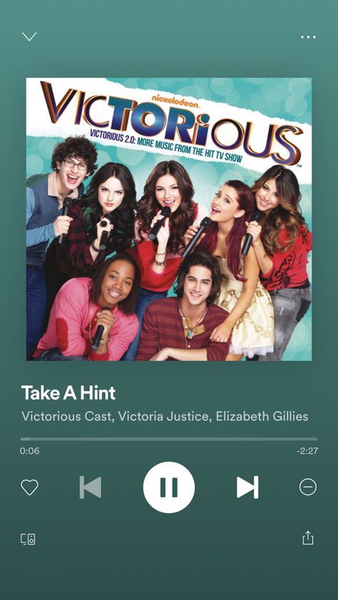 Take A Hint Victorious, Victorious Nickelodeon, Leon Thomas, Victorious Cast, No U, Take A Hint, After School Club, Movie Moments, Elizabeth Gillies