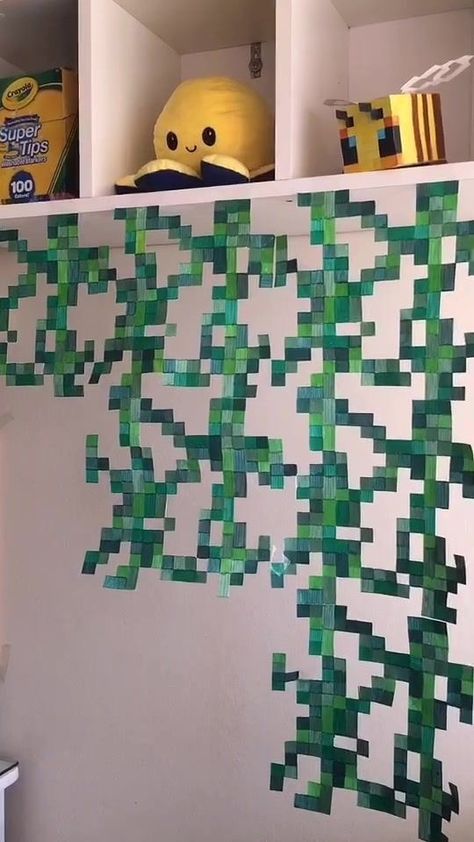 Minecraft Diy Crafts, Minecraft Room Decor, Minecraft Decoration, Zimmer Diy, Bad People, Diy Minecraft, Minecraft Bedroom, Minecraft Room, Minecraft Decorations