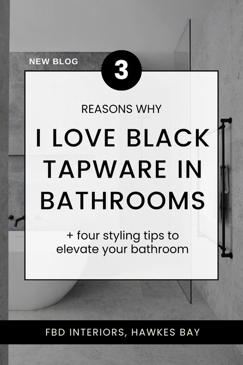 Elevate your bathroom design game with the sleek sophistication of black tapware. Discover insider tips from a Hawkes Bay interior designer to create a modern oasis you'll love. Bathroom Black Tapware, Black Tapware Bathroom, Tapware Bathroom, Black Tapware, Hawkes Bay, Bathroom Black, New Bathroom, Black Bathroom, Practical Advice