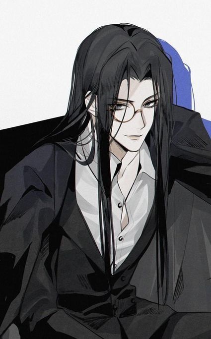 Black Haired Anime Boy, Long Hair Drawing, Black Hair Anime Guy, Anime Boy Long Hair, Hair And Glasses, Anime Long Hair, Black Hair Boy, Pelo Anime, Anime Boy Hair