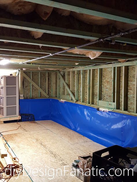 Encaspulated Crawl Space Crawl Space Organization, Crawl Space Storage, Crawl Space Encapsulation, House Makeovers, Being Organized, Basement Storage, Basement Walls, Home Budget, Space Storage