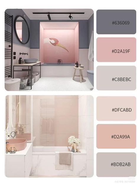 Color Hunt, Hex Color, Hex Color Palette, Color Combinations For Clothes, Color Schemes Colour Palettes, Paint Color Palettes, Bilik Tidur, Color Palette Design, Pink And Gray