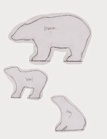 Polar Bear Template, Bear Template, Polar Bear Craft, Polar Bear Ornaments, Bear Crafts, Winter Animals, Arctic Animals, 자수 디자인, Kids Wood